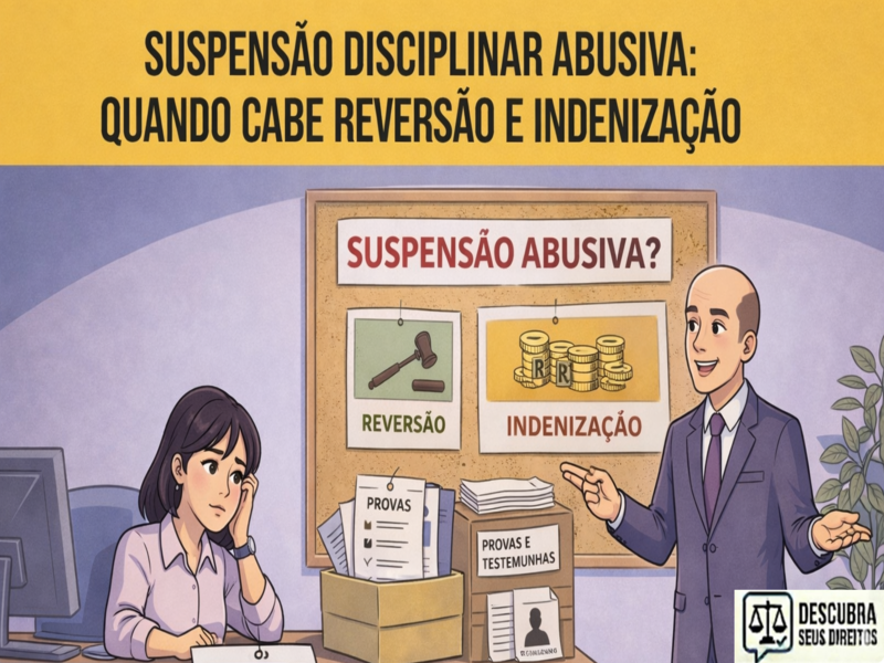 Suspensão disciplinar abusiva: quando cabe reversão e indenização
