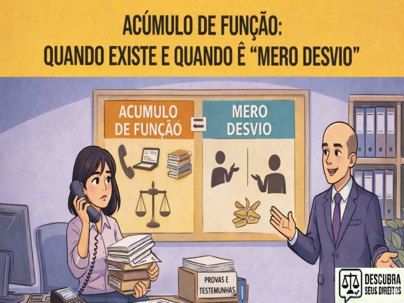 Acúmulo de função: quando existe e quando é “mero desvio”