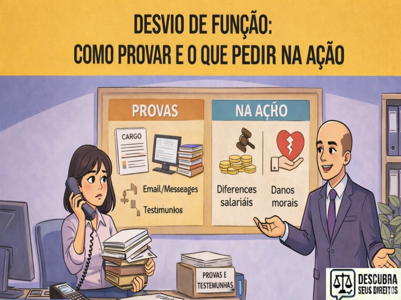 Desvio de função: como provar e o que pedir na ação