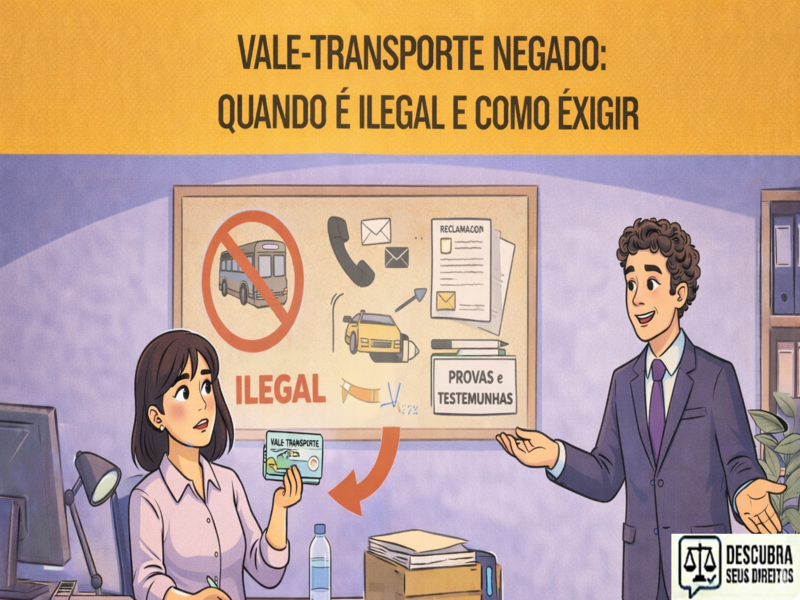 Vale-transporte negado: quando é ilegal e como exigir