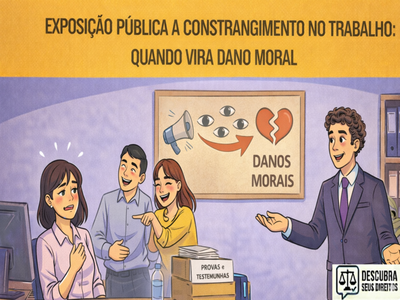 Exposição pública a constrangimento no trabalho: quando vira dano moral