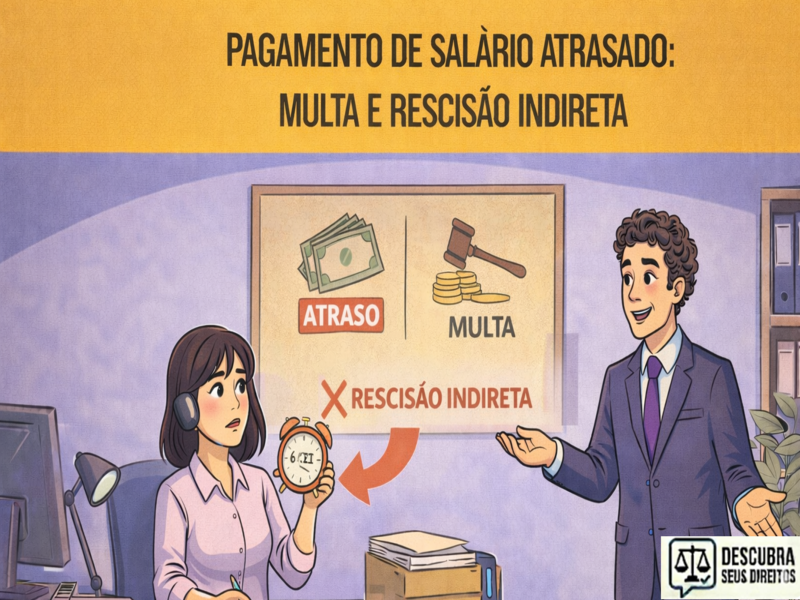Pagamento de salário atrasado: multa e rescisão indireta
