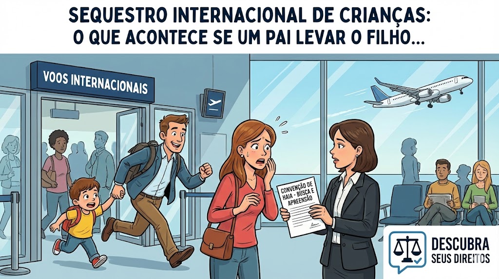 Sequestro internacional de crianças: o que acontece se um dos pais leva o filho para outro país sem consentimento