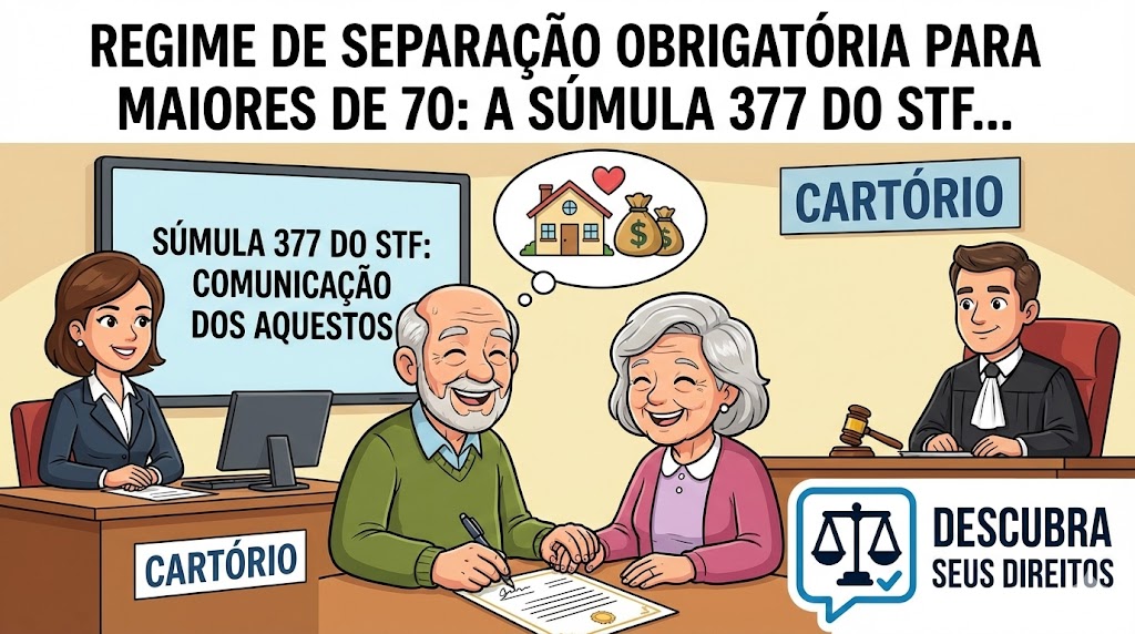 Regime de separação obrigatória para maiores de 70 anos: a Súmula 377 do STF ainda se aplica?