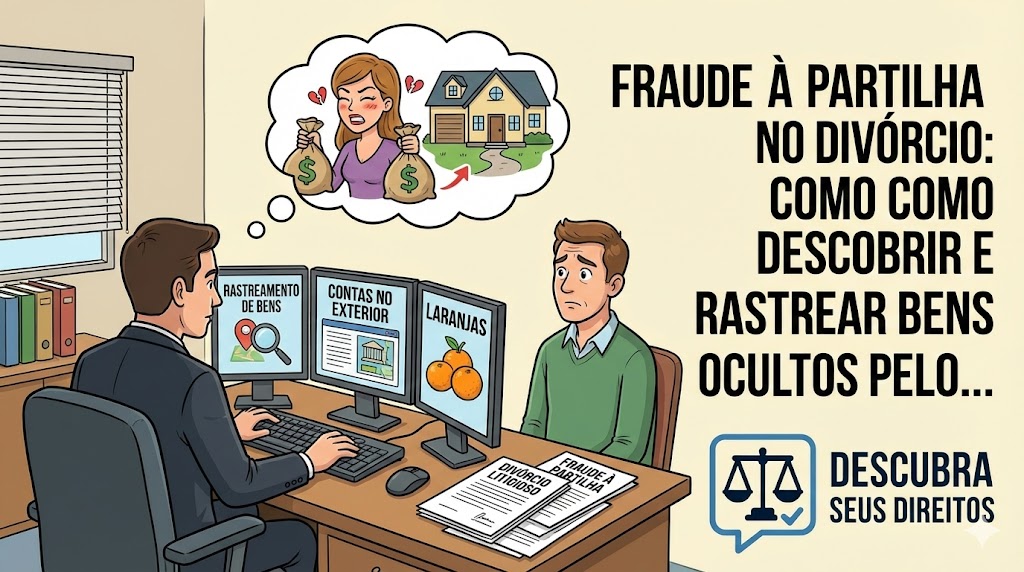 Fraude à Partilha no Divórcio: como descobrir e rastrear bens ocultos