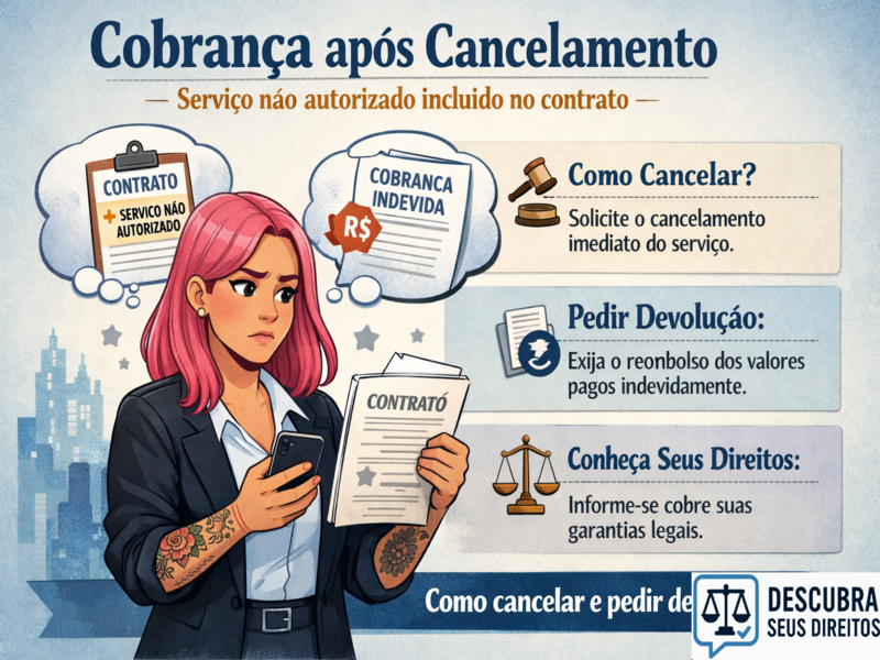 Cobrança após o cancelamento do serviço: prova e direito à restituição