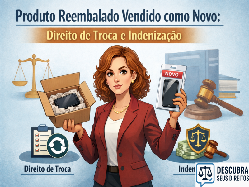 Produto reembalado vendido como novo: direito à troca e à indenização