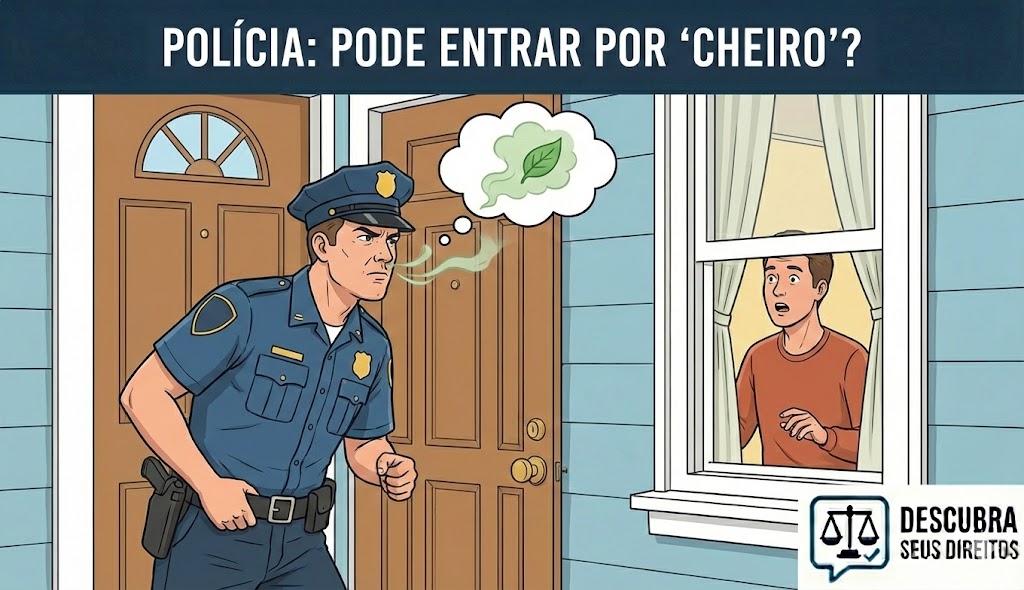 Invasão de Domicílio pela Polícia: o “Cheiro de Maconha” Justifica a Entrada sem Mandado?