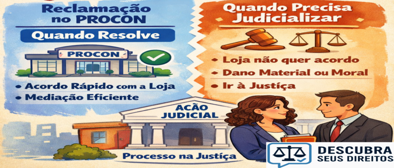 Reclamação no Procon: quando resolve e quando é necessário judicializar