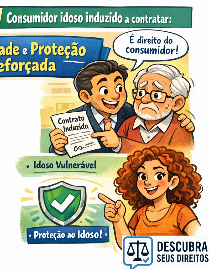 Consumidor idoso induzido a contratar: nulidade do negócio e proteção reforçada