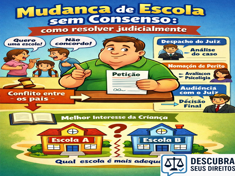 Mudança de escola sem consenso: como resolver judicialmente