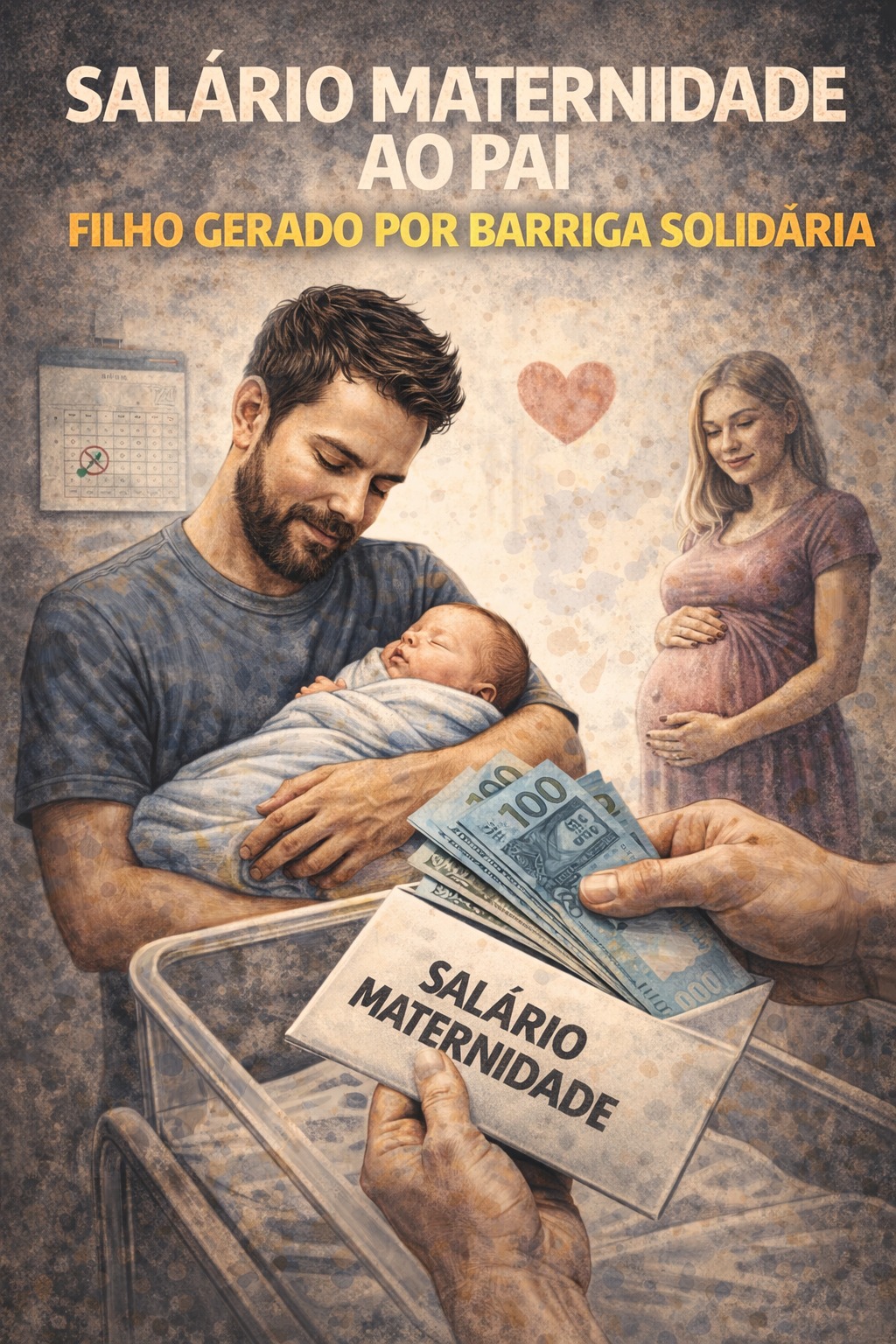Barriga solidária: Justiça Federal garante salário-maternidade a pai em união homoafetiva