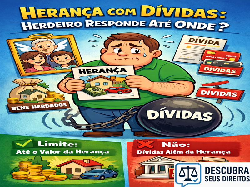 Herança com dívidas: herdeiro responde até onde?