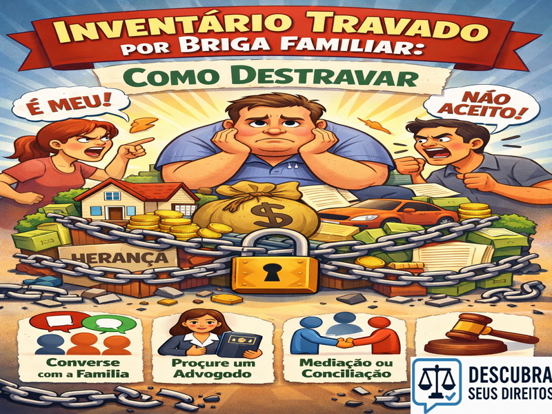 Inventário travado por briga familiar: como destravar