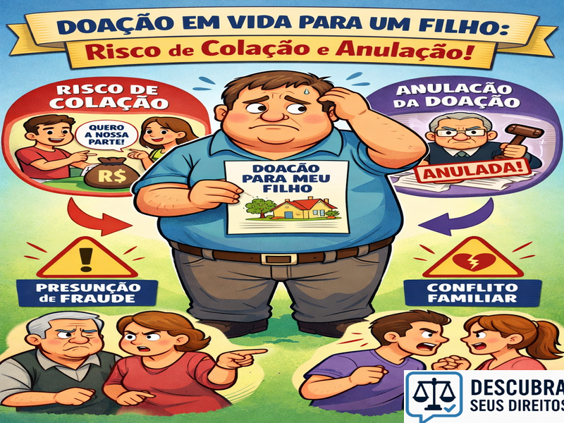 Doação em vida para um filho: risco de colação e anulação