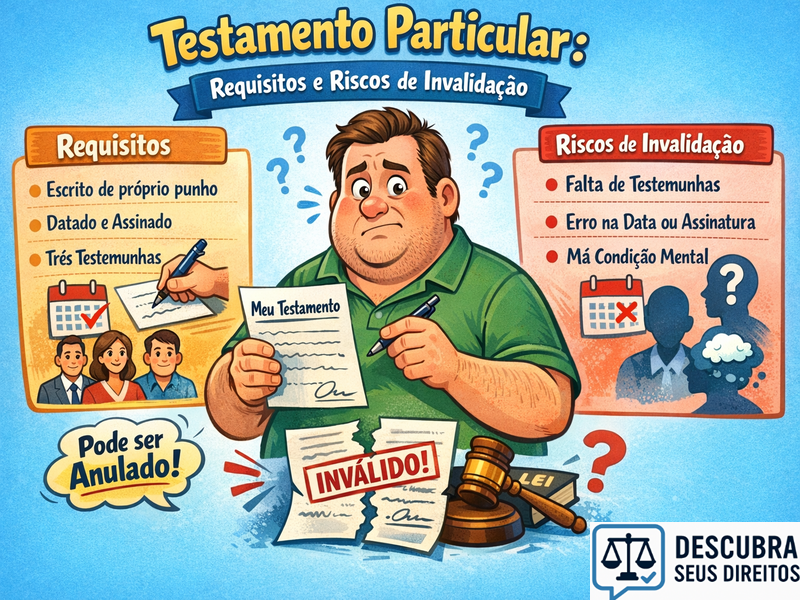 Testamento particular: requisitos e riscos de invalidação