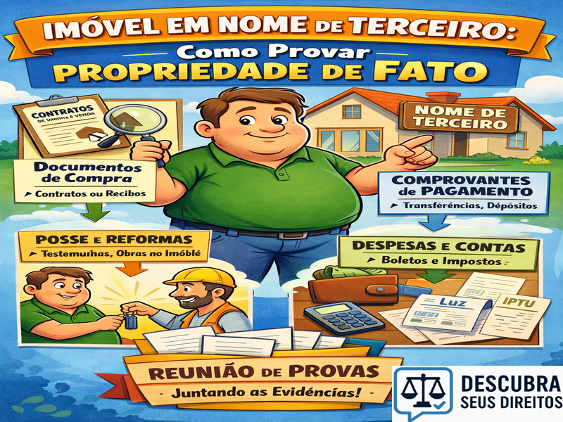 Imóvel em nome de terceiro: como provar propriedade de fato
