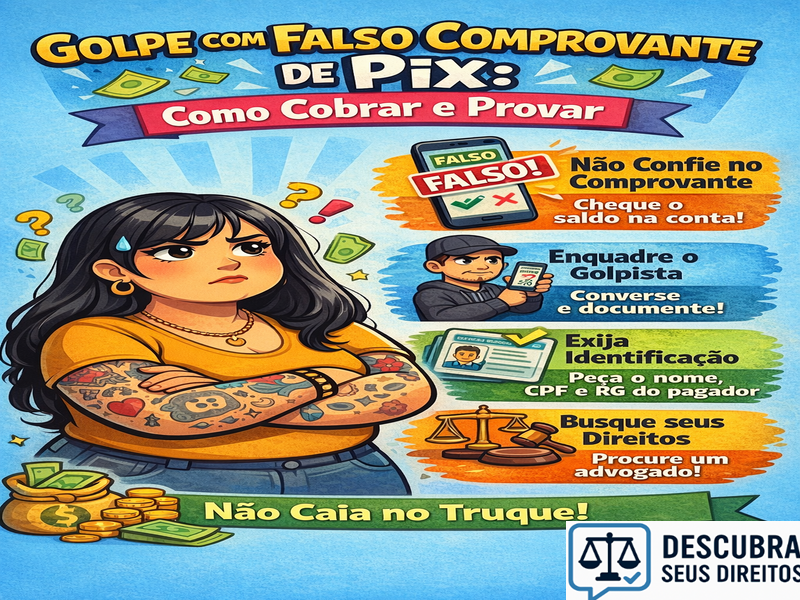 Golpe com falso comprovante de Pix: como cobrar e provar