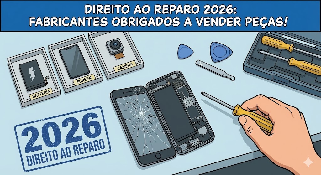 Direito ao Reparo em 2026: fabricantes agora são obrigados a vender peças avulsas?