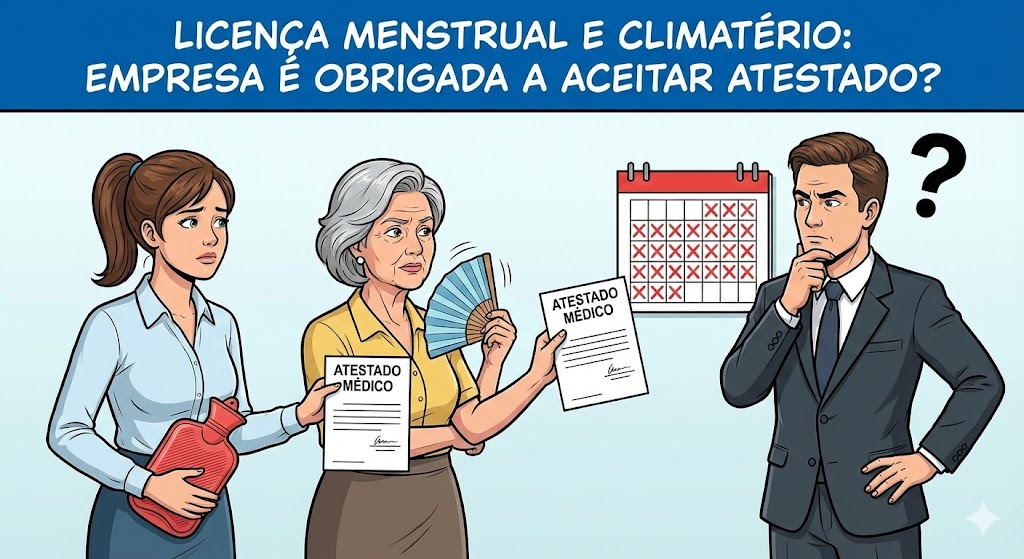 Licença Menstrual e Climatério: as empresas são obrigadas a aceitar atestado recorrente?