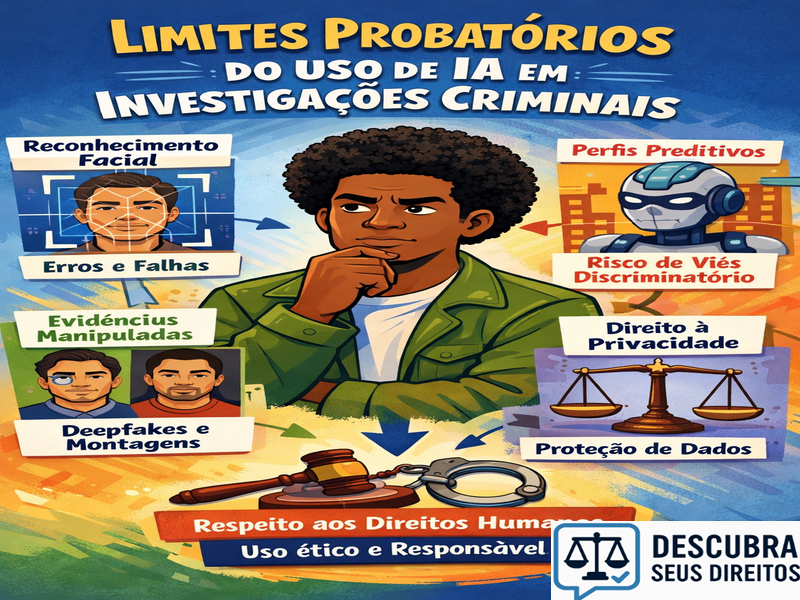 Limites probatórios do uso de IA em investigações criminais