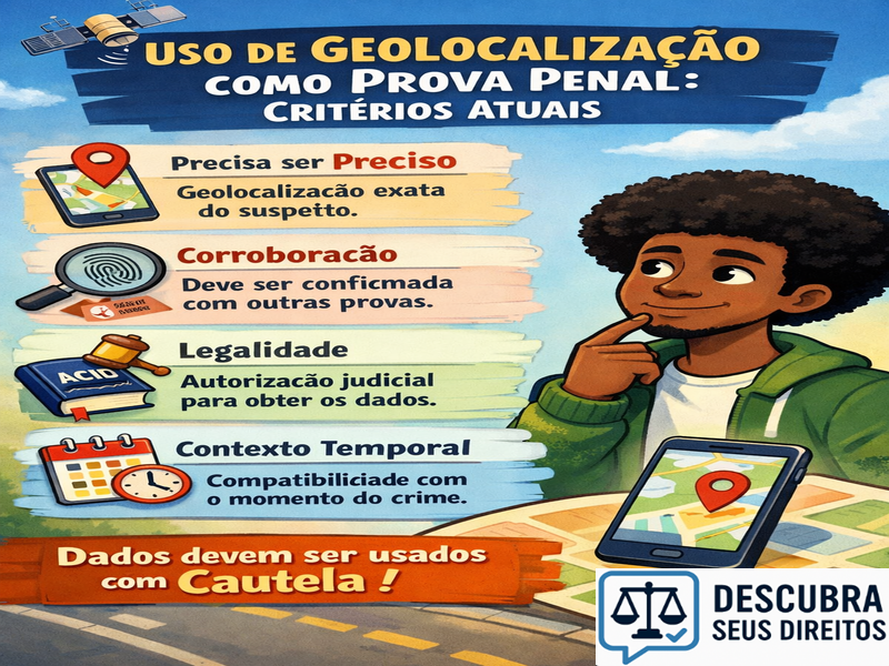 Uso de geolocalização como prova penal: critérios atuais