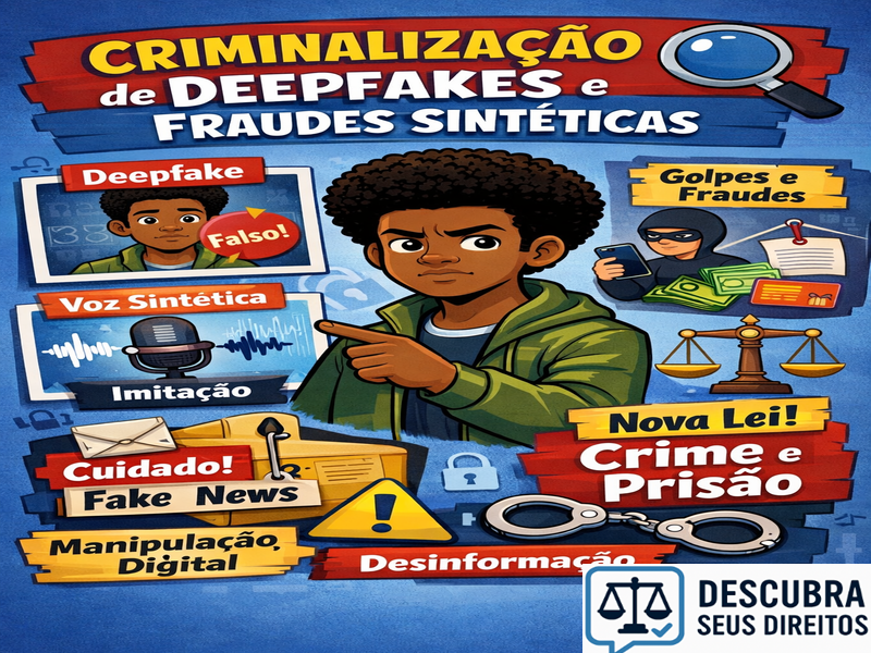 Criminalização de deepfakes e fraudes sintéticas