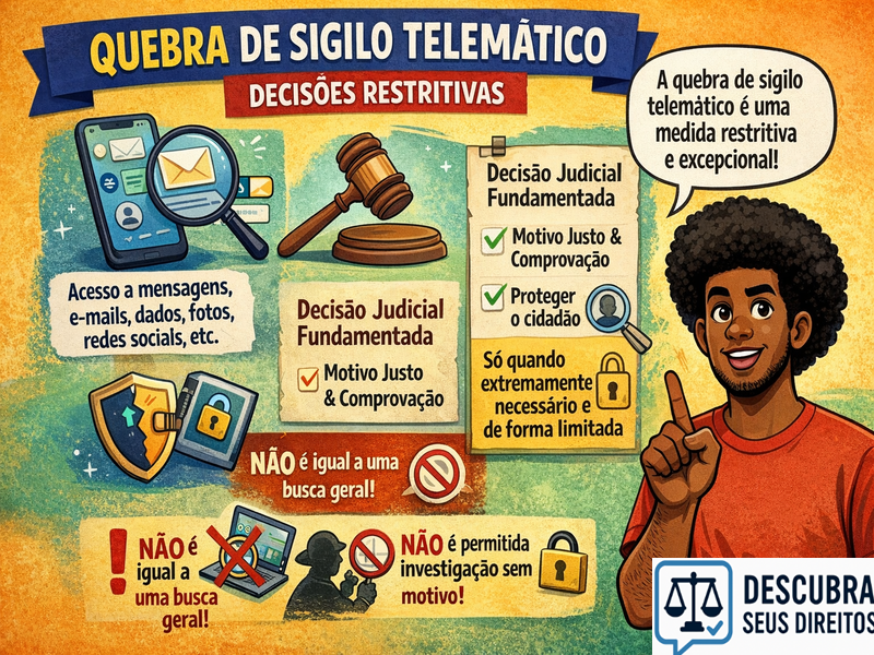 Quebra de sigilo telemático: decisões restritivas