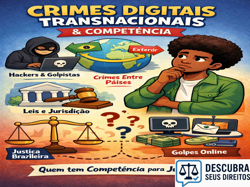 Crimes digitais transnacionais e competência