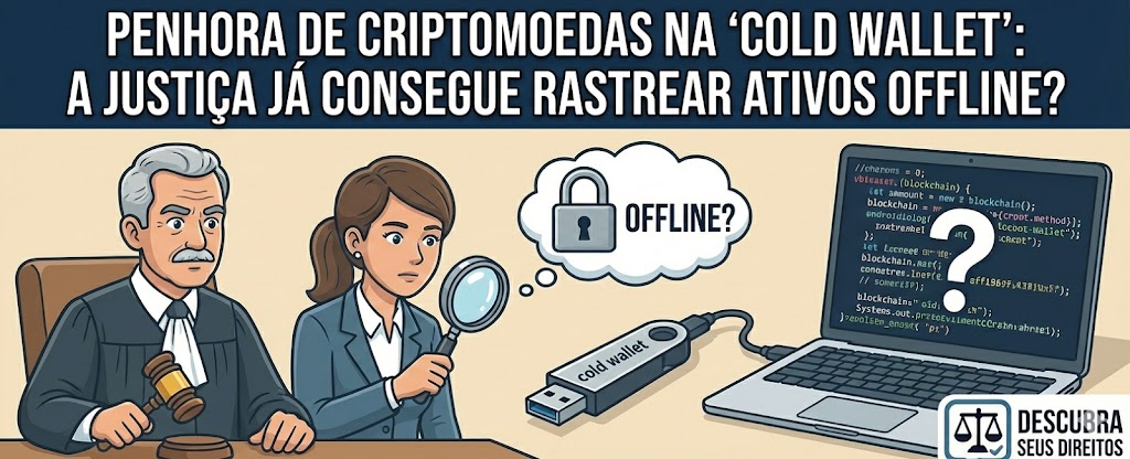 Penhora de criptomoedas em cold wallet: a Justiça já consegue rastrear ativos fora das corretoras?