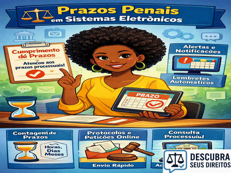 Prazos penais em sistemas eletrônicos