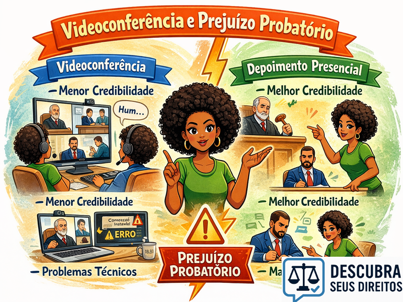 Videoconferência e prejuízo probatório