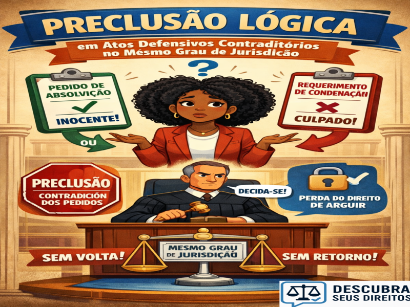 Preclusão lógica em atos defensivos contraditórios no mesmo grau de jurisdição