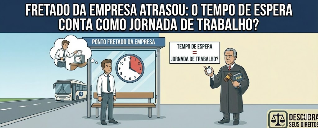 Fretado da Empresa Atrasou: o tempo de espera conta como jornada de trabalho?
